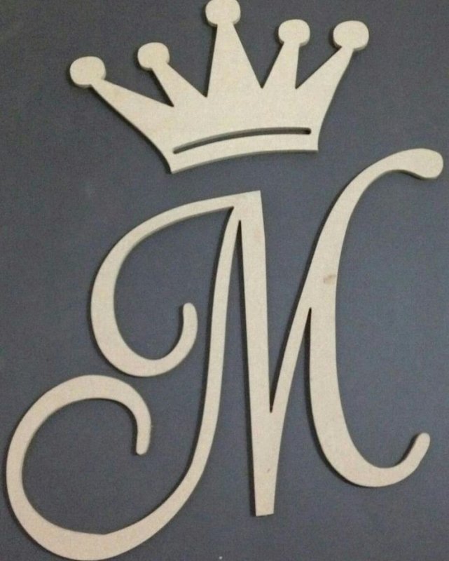 Красивый буква декор