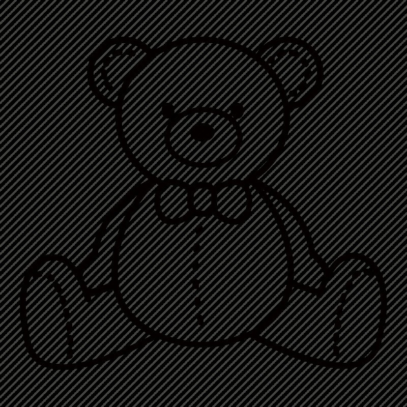 Мишка разукрашка для детей