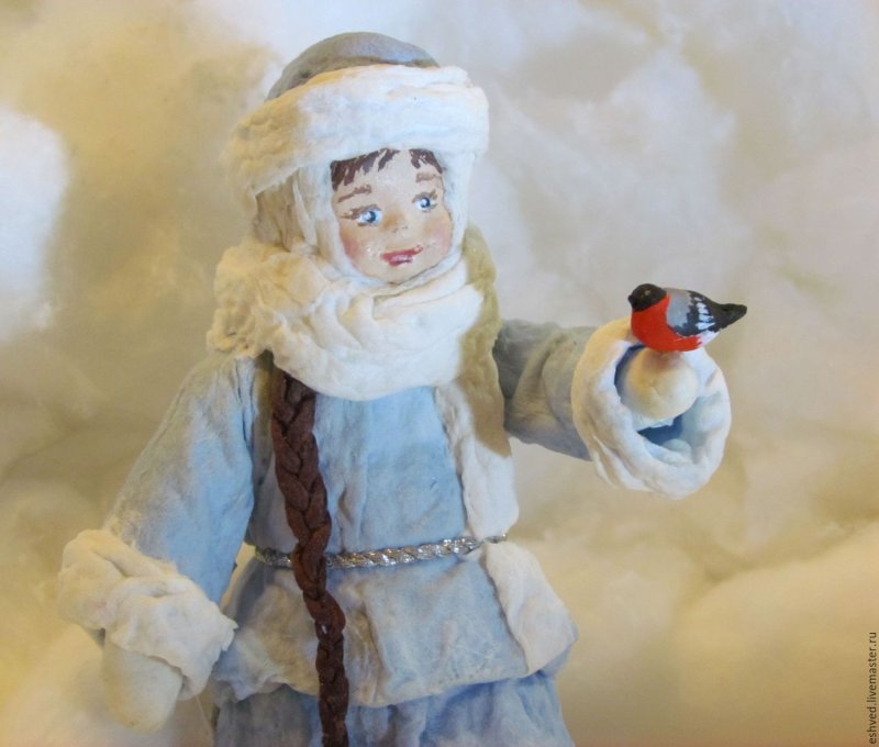 Елена Шведова игрушки из ваты мастер