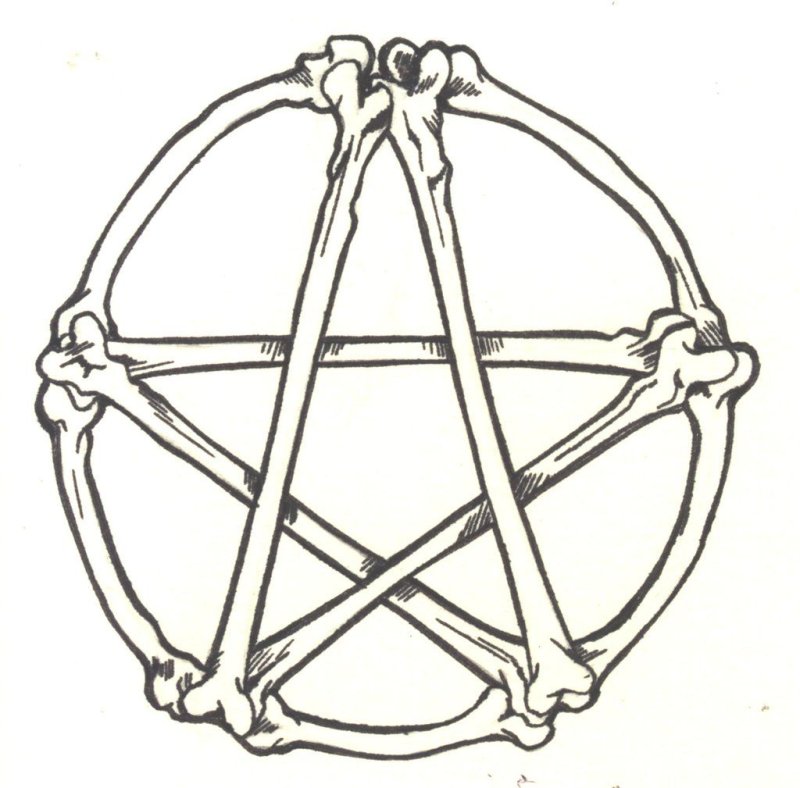 Эскизы татуировок пентаграмма