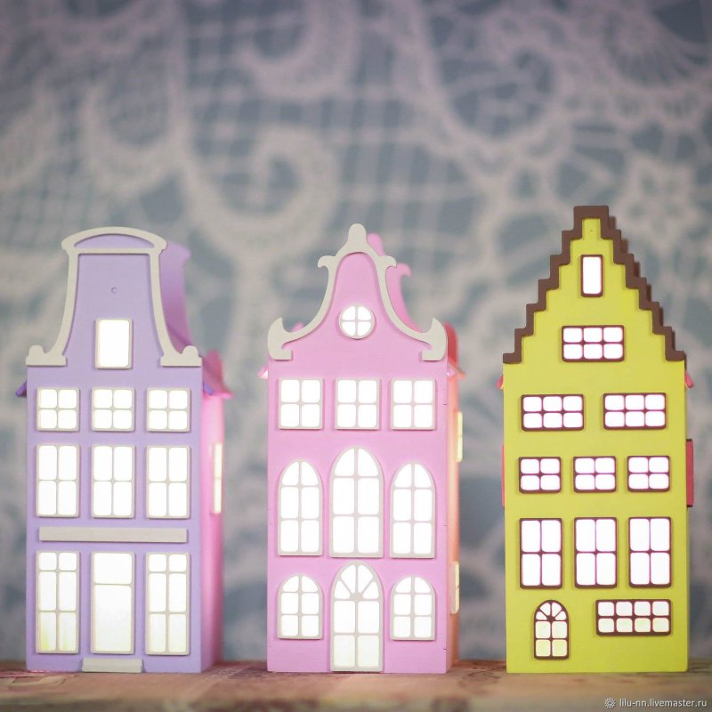 Голландские домики из фанеры