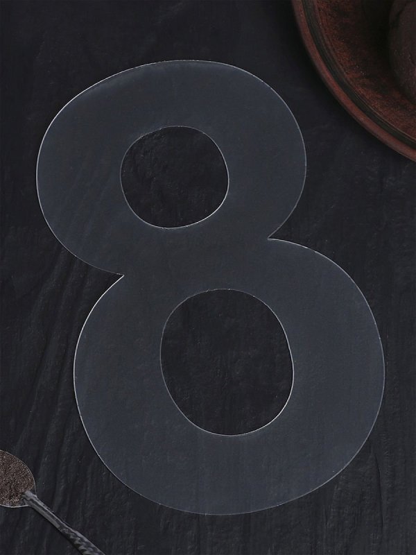 Трафарет для торта цифра