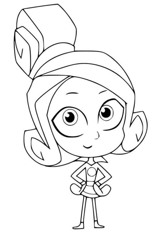 Разукрашки Фиксики Верта