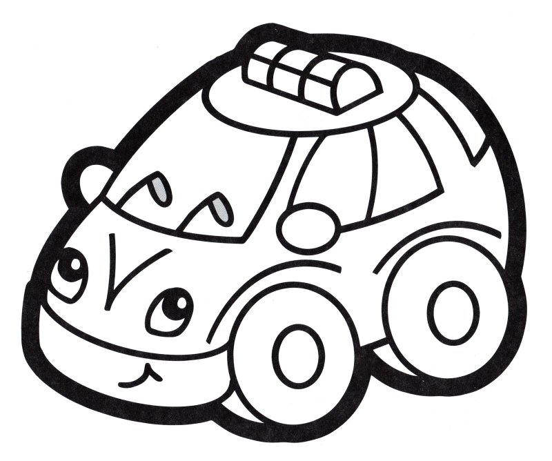 Машинки раскраска для детей