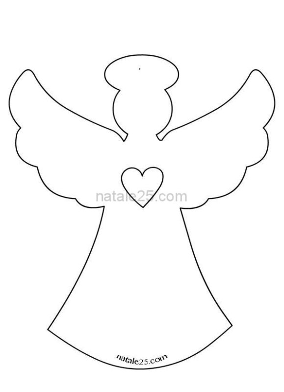 Фигурка ангела из бумаги