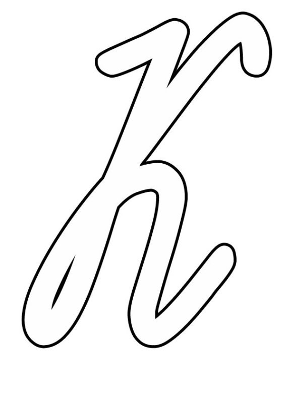 Шаблоны букв