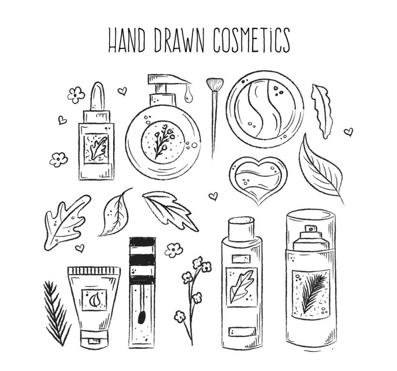 Косметика рисунок
