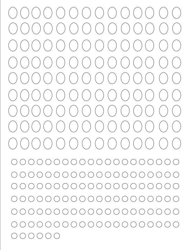Кружочки шаблоны для печати