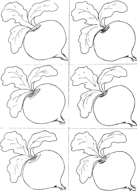 Трафареты для рисования овощи фрукты