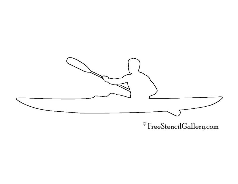 Байдарка силуэт