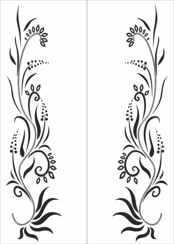 Узор вертикальный