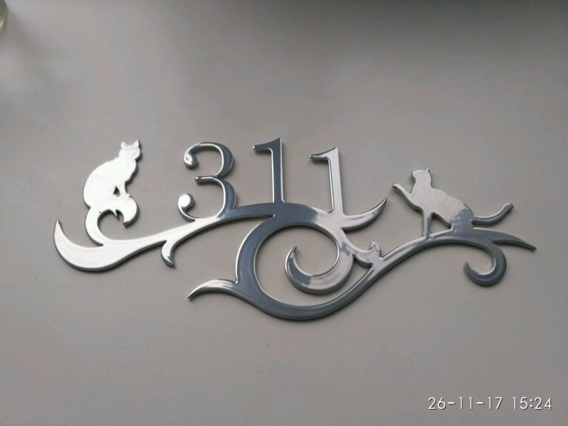 Таблички на входную дверь квартиры