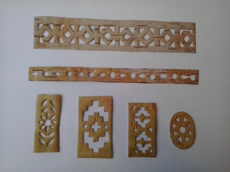 Орнаменты для резьбы по бересте