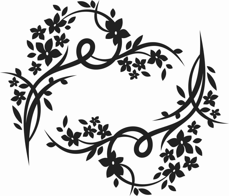 Орнамент цветы