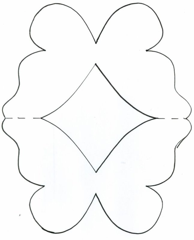 Шаблон бабочки