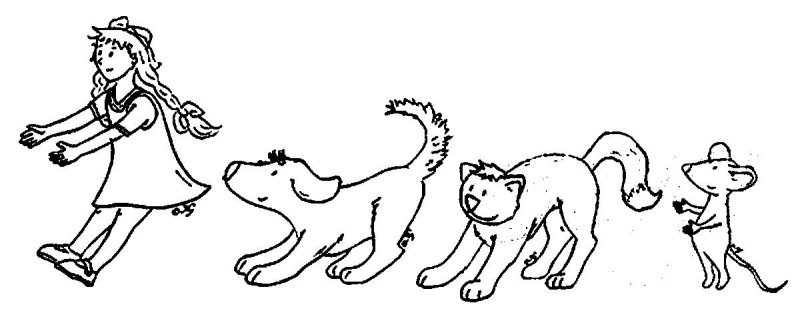 Репка герои раскраска