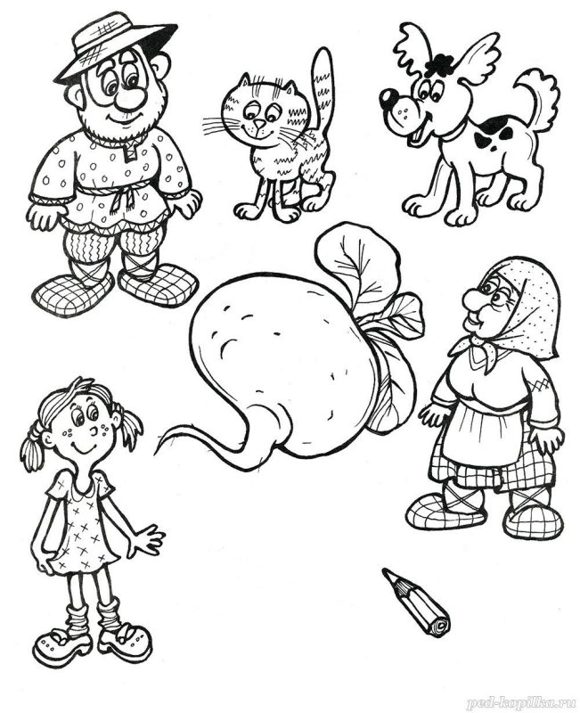 Сказки. Раскраски