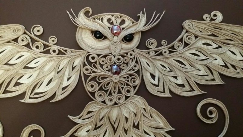 Юлия Досяк джутовая филигрань