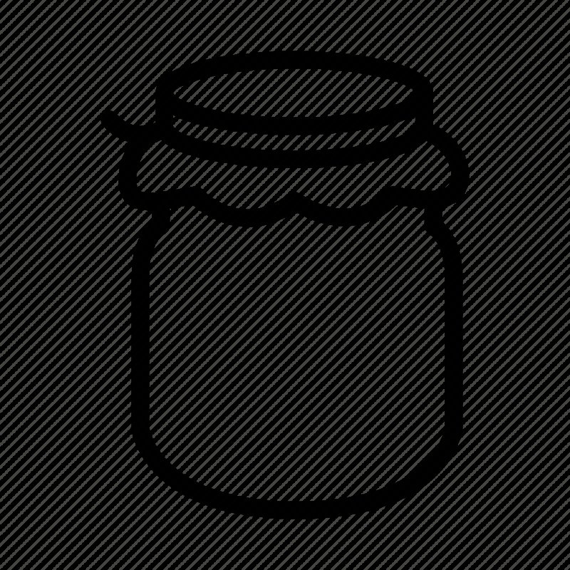 Банка шаблон для аппликации