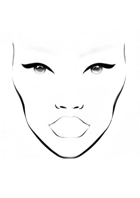 Face Chart для бровистов