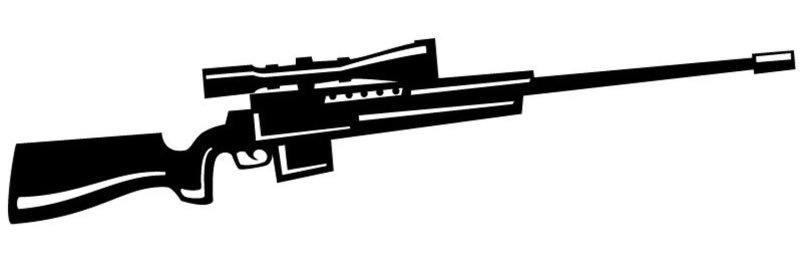 Снайперская винтовка вектор