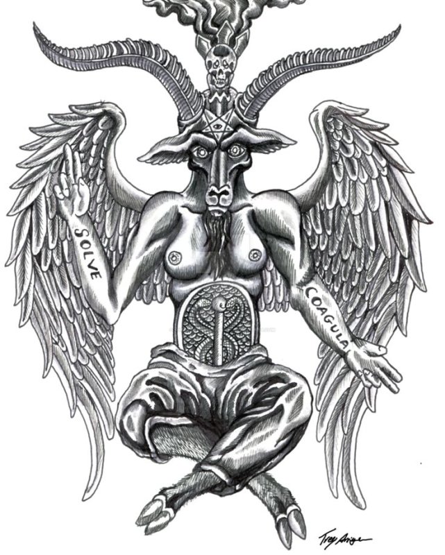 Дьявол сатана Бафомет