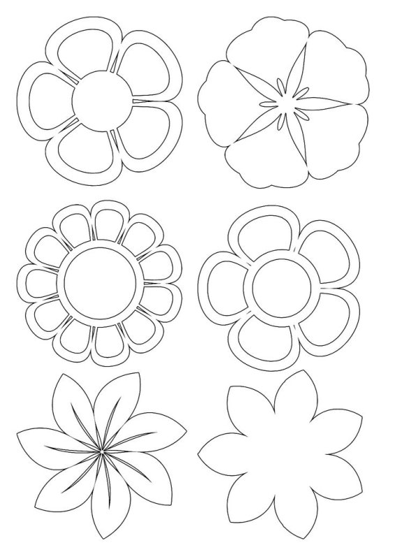 Трафарет "цветы"
