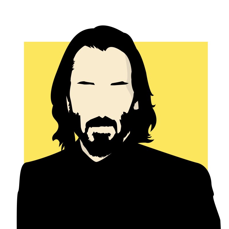 Киану Ривз Джон уик арт