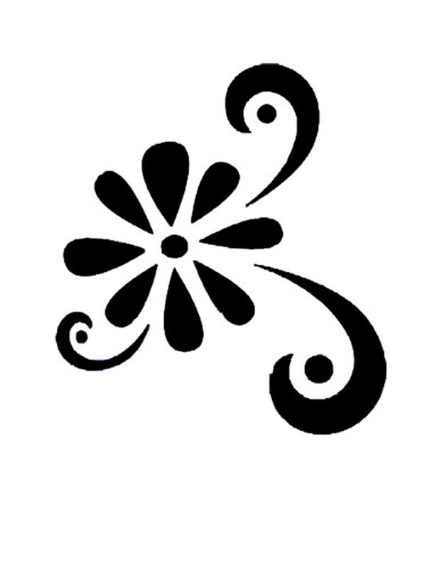 Трафарет узоры