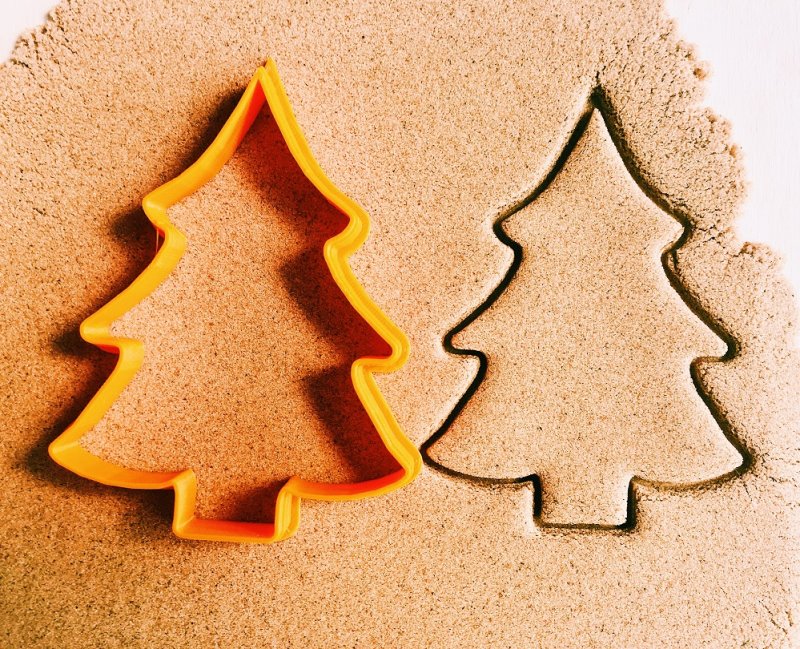 Формочки для печенья новогодние