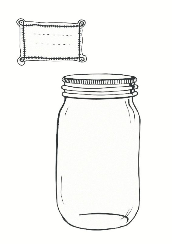 Банка раскраска для детей