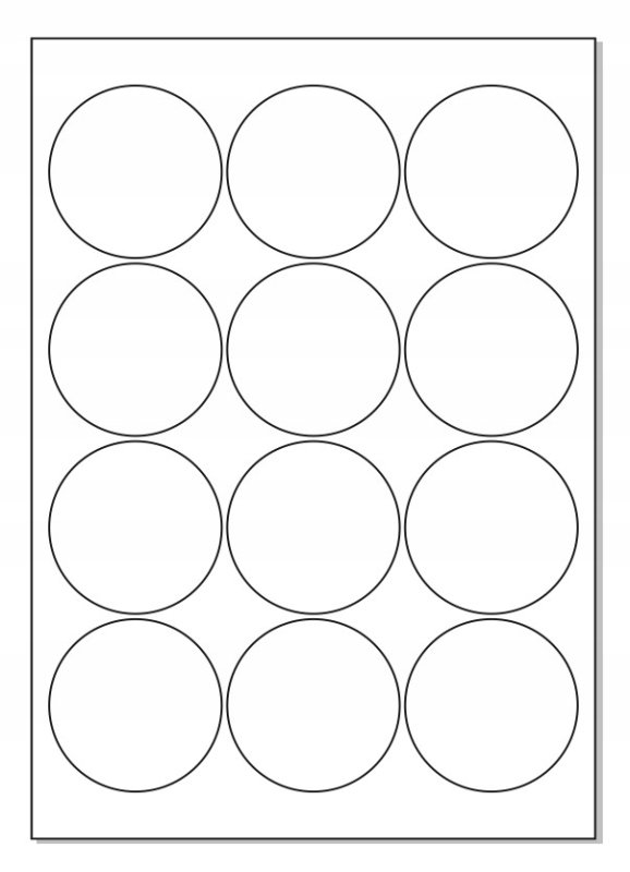 Трафарет окружностей