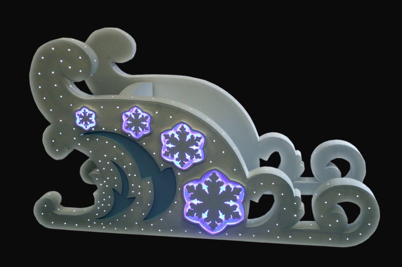 Декорация сани