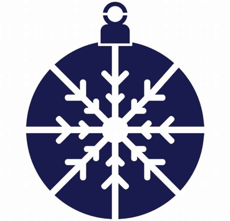 Трафарет «снежинки»