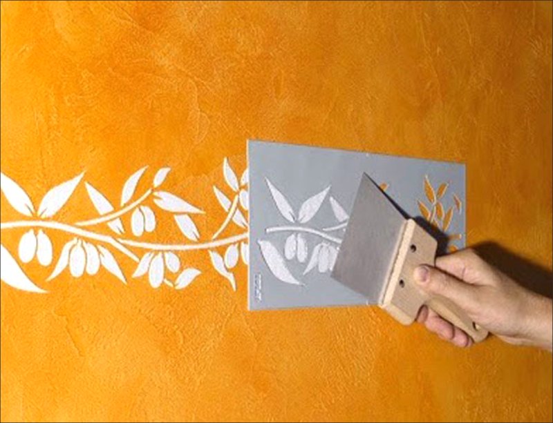 Трафареты для шпаклевки стен