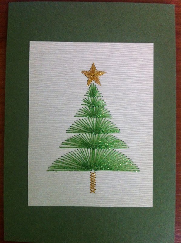 Елка открытка