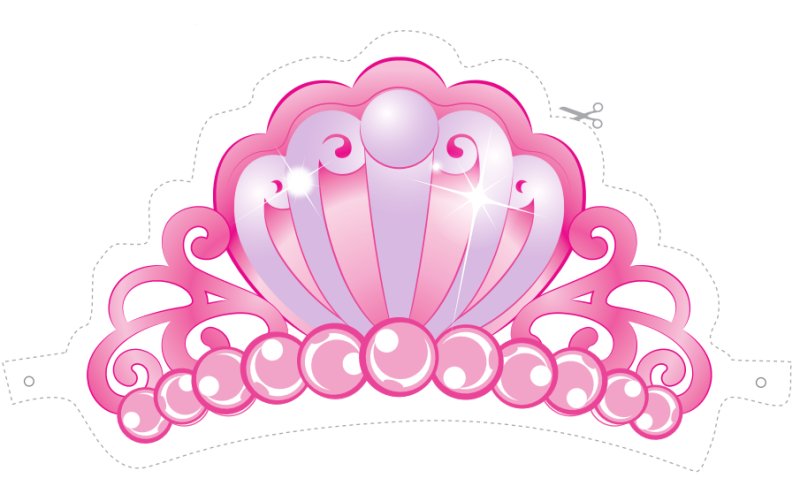 Макет короны принцессы