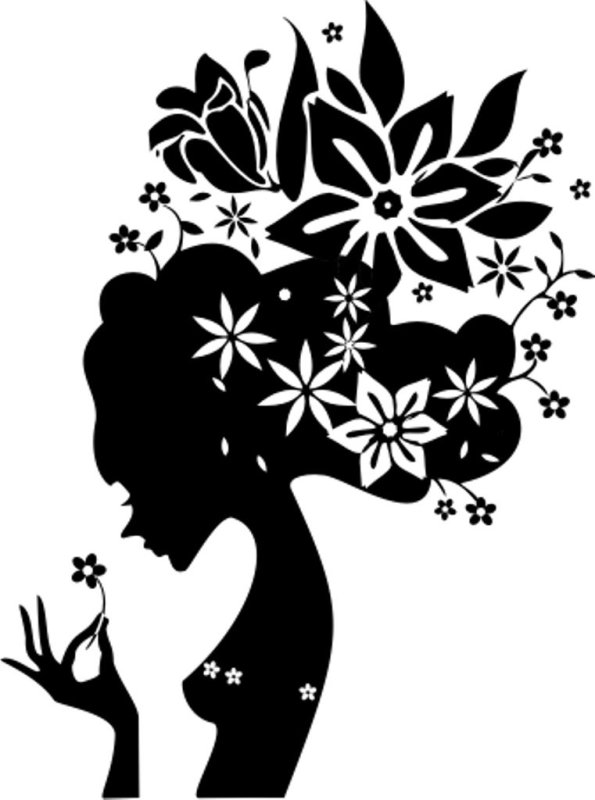 Силуэт девушки