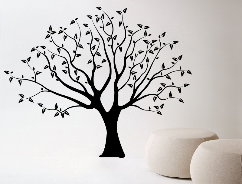 Силуэт дерева