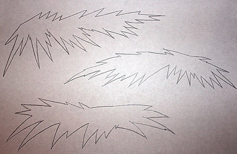 Украшение на окно ветка ели