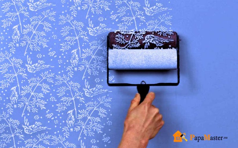 Трафаретные валики для покраски стен