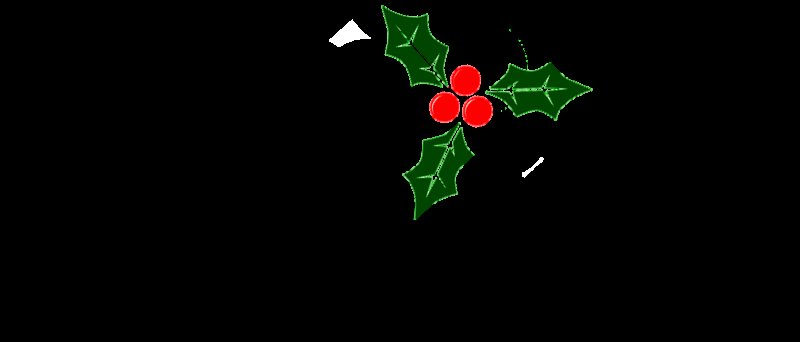 Красивая надпись Мерри Кристмас