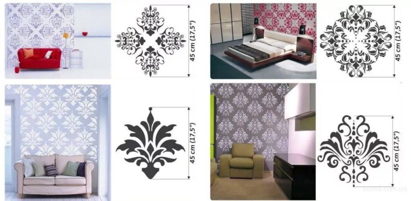 Трафареты для декора мебели