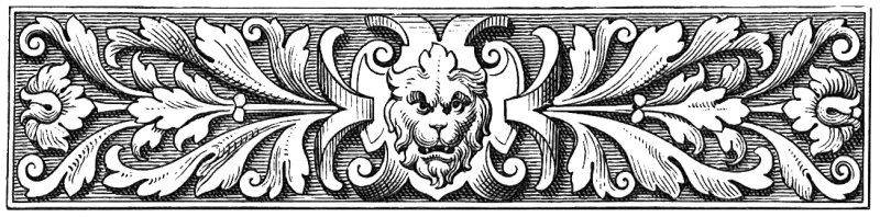 Готический орнамент в полосе