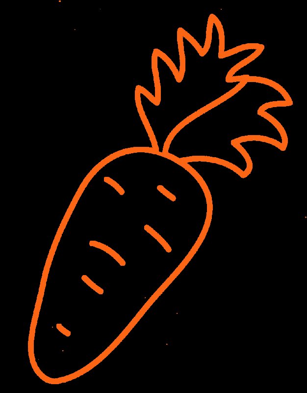 Морковка рисунок для детей