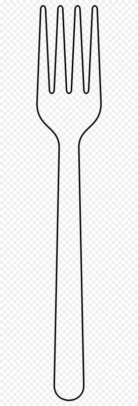 Вилка раскраска