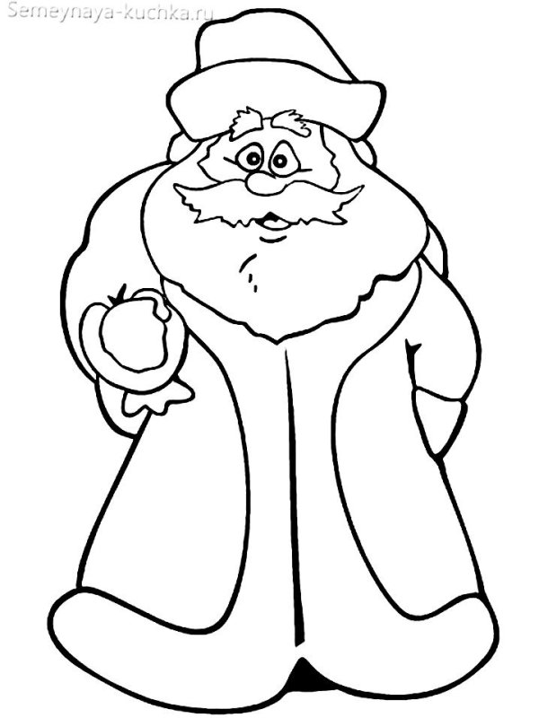 Дед Мороз рисунок
