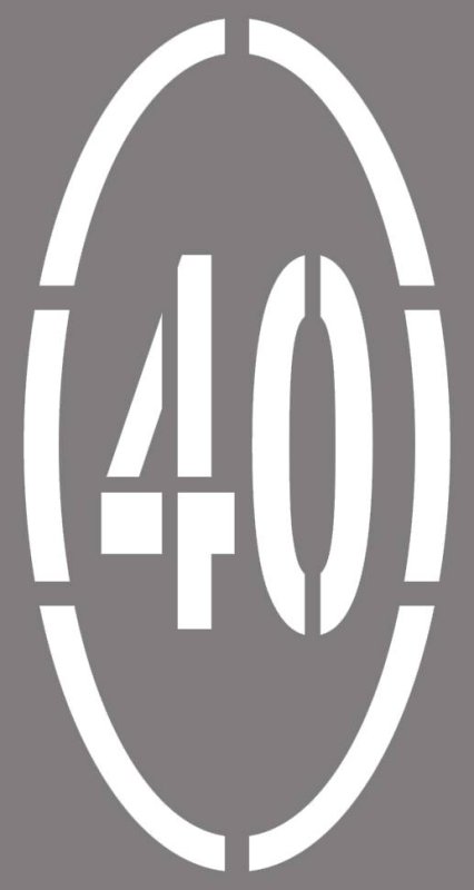 Трафарет дорожной разметки 1.24.1