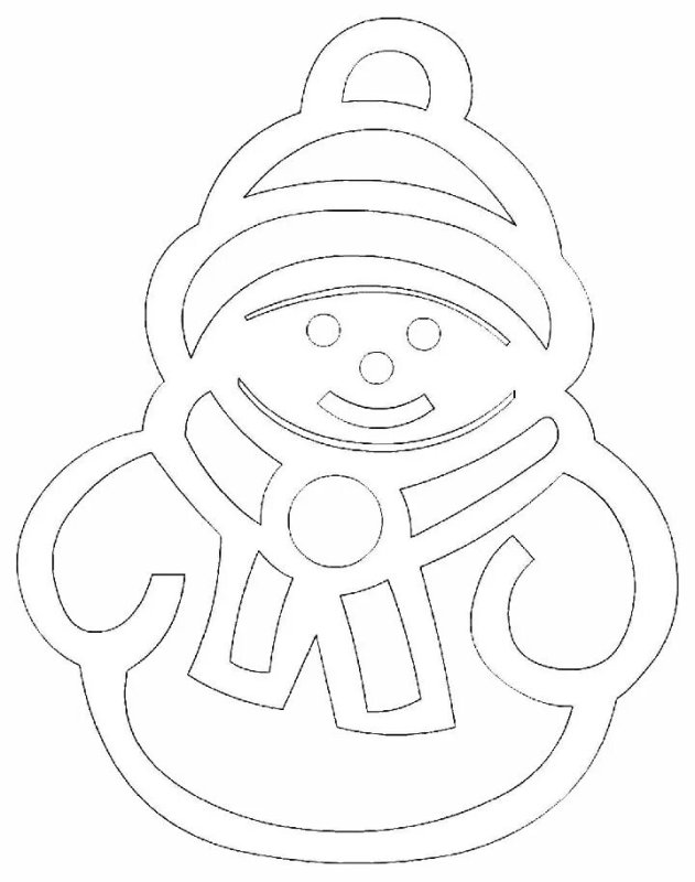 Новогодние вырезалки на окна