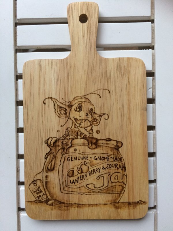 Доска разделочная с Выжиганием